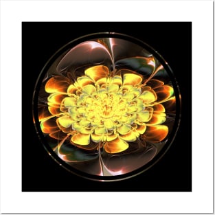 Yellow water Lily Posters and Art